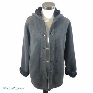 Outbrook Ladies grey Fleece‎ Hooded Jacket Small